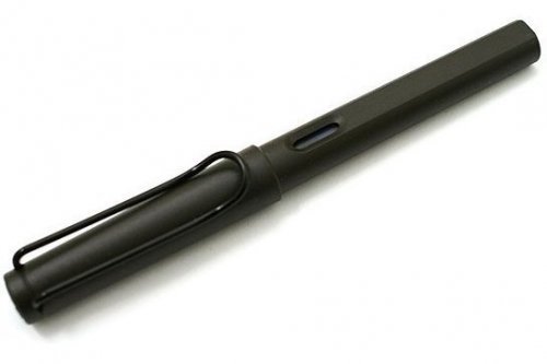 Перьевая ручка Lamy Safari Charcoal Black перо EF