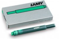 Картриджи с чернилами (5 шт) для перьевой ручки Lamy T10 зеленый